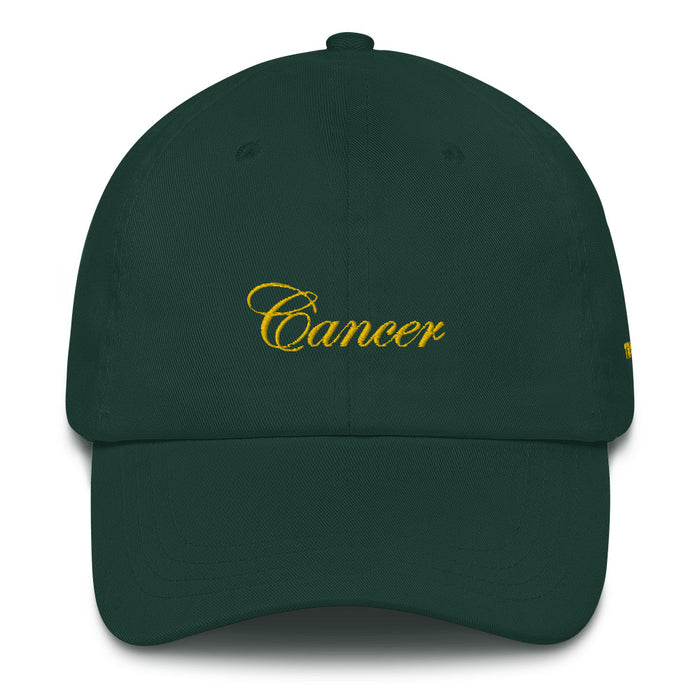 Cancer Deep Green Dad hat