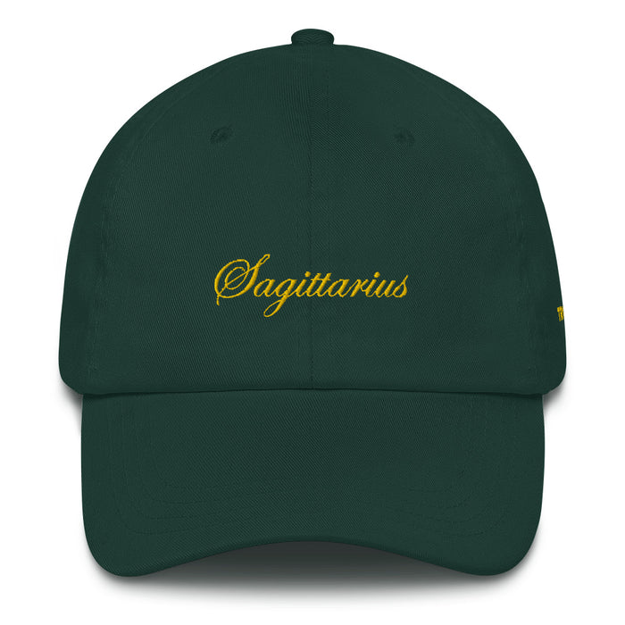 Sagittarius Deep Green Dad hat