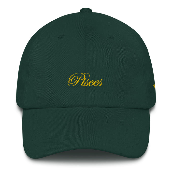 Pisces Deep Green Dad hat