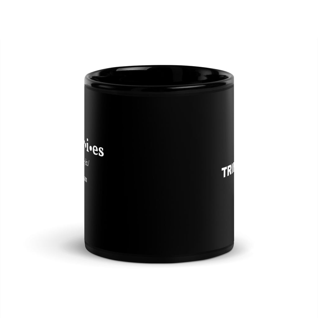 Aries Black Glossy Mug