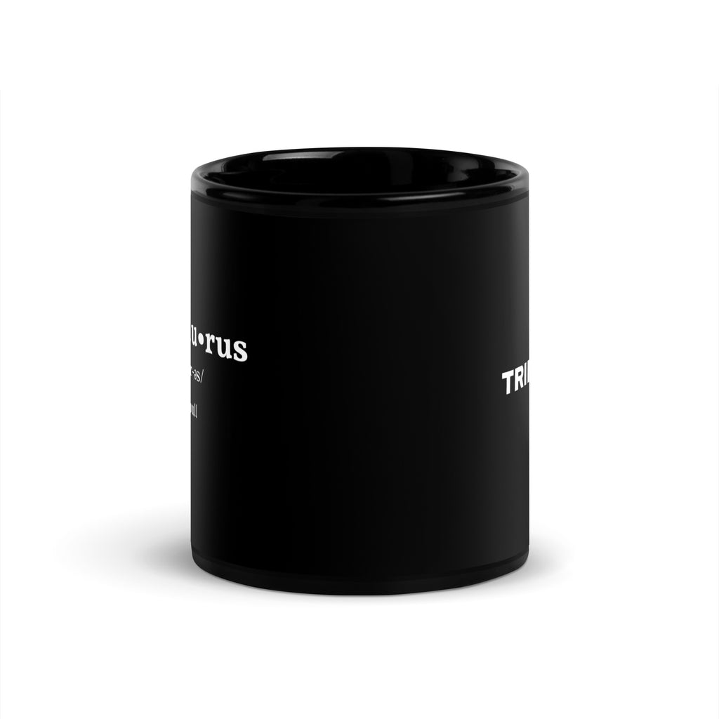 Taurus Black Glossy Mug