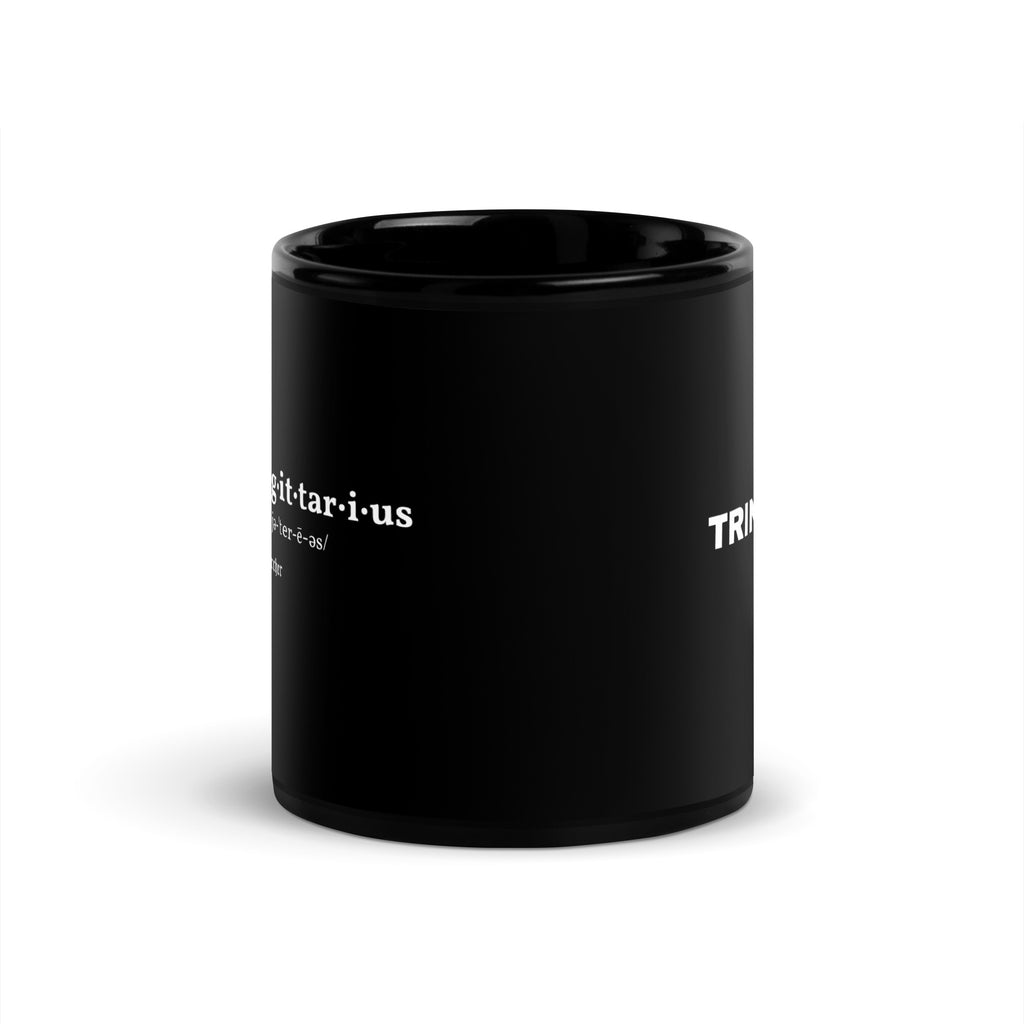 Sagittarius Black Glossy Mug