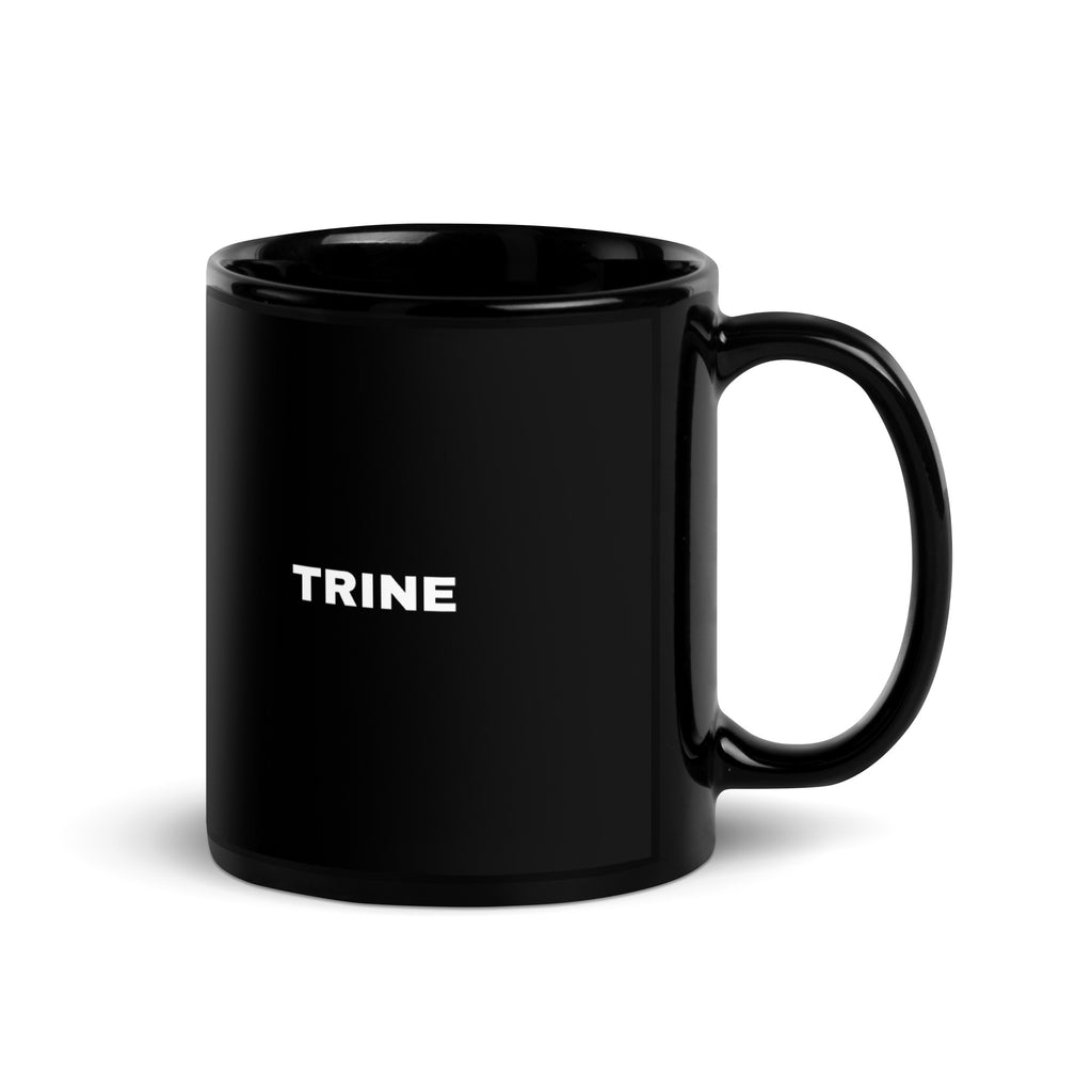 Gemini Black Glossy Mug