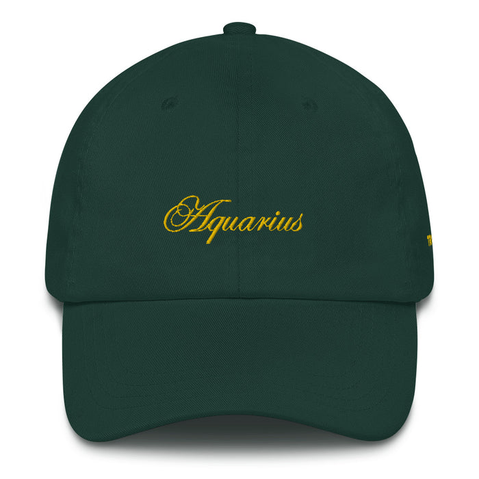 Aquarius Deep Green Dad hat