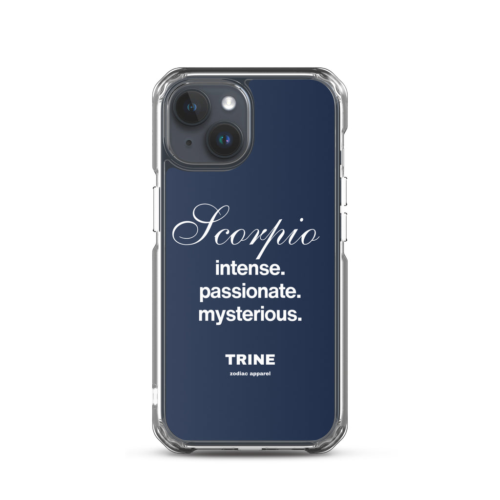 Scorpio Traits Clear Case for iPhone®