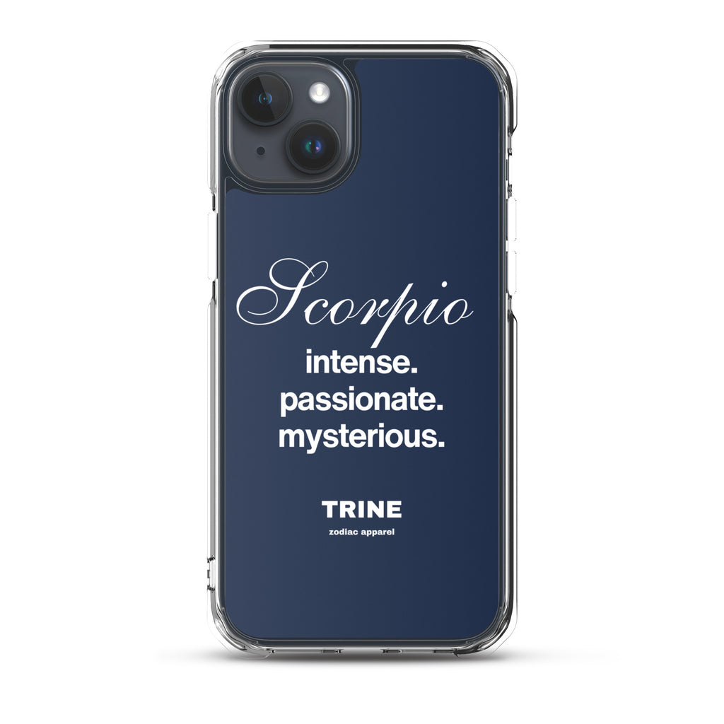 Scorpio Traits Clear Case for iPhone®