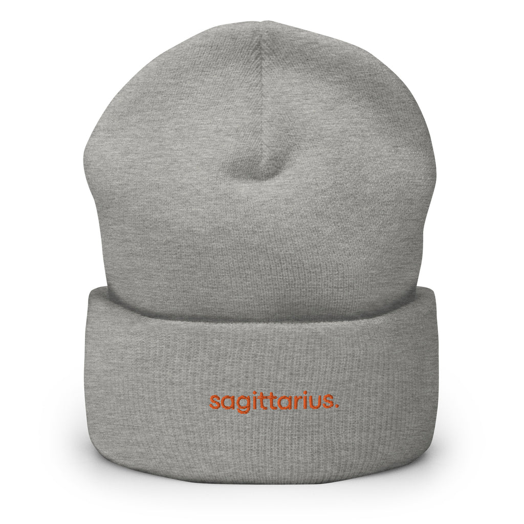 Sagittarius Cuffed Beanie