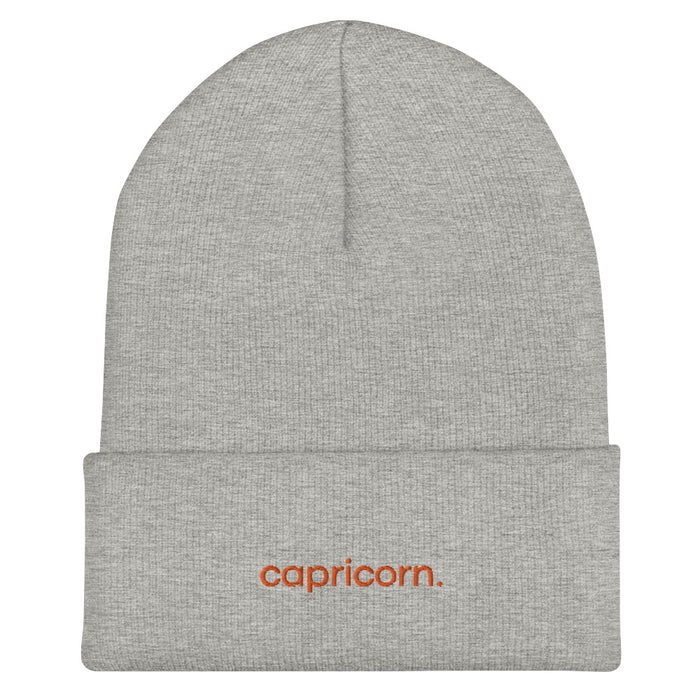 Capricorn Cuffed Beanie