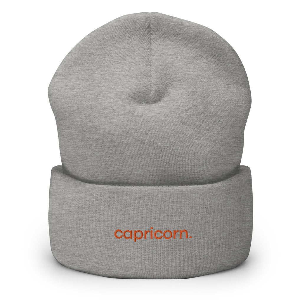 Capricorn Cuffed Beanie