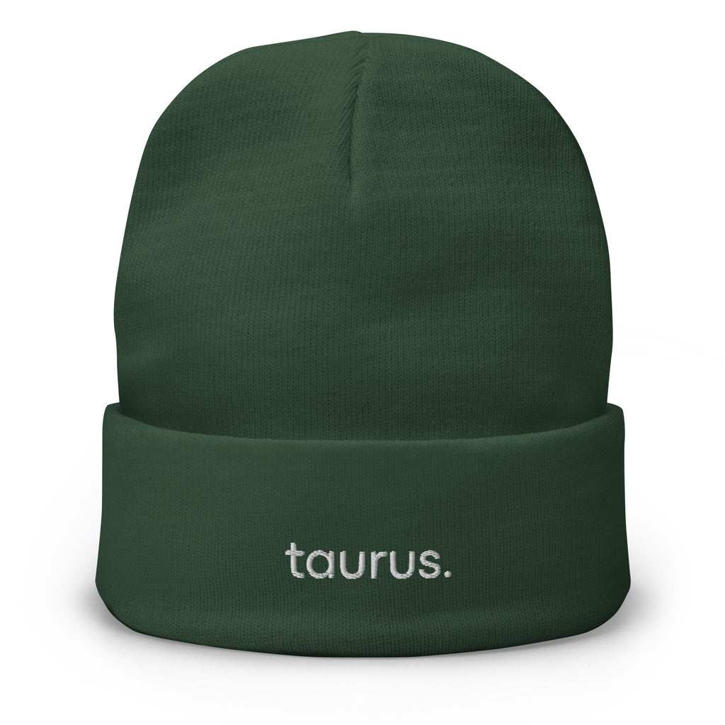 Taurus Embroidered Beanie