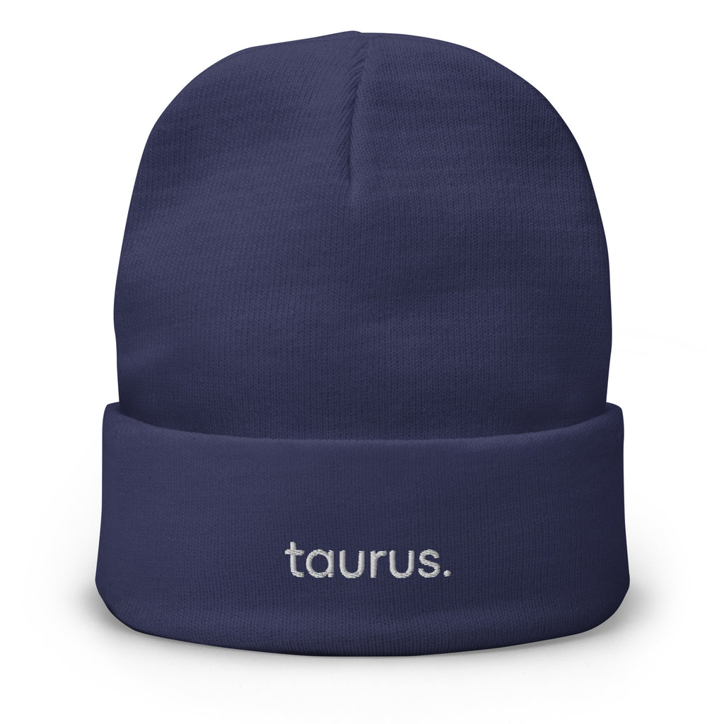 Taurus Embroidered Beanie