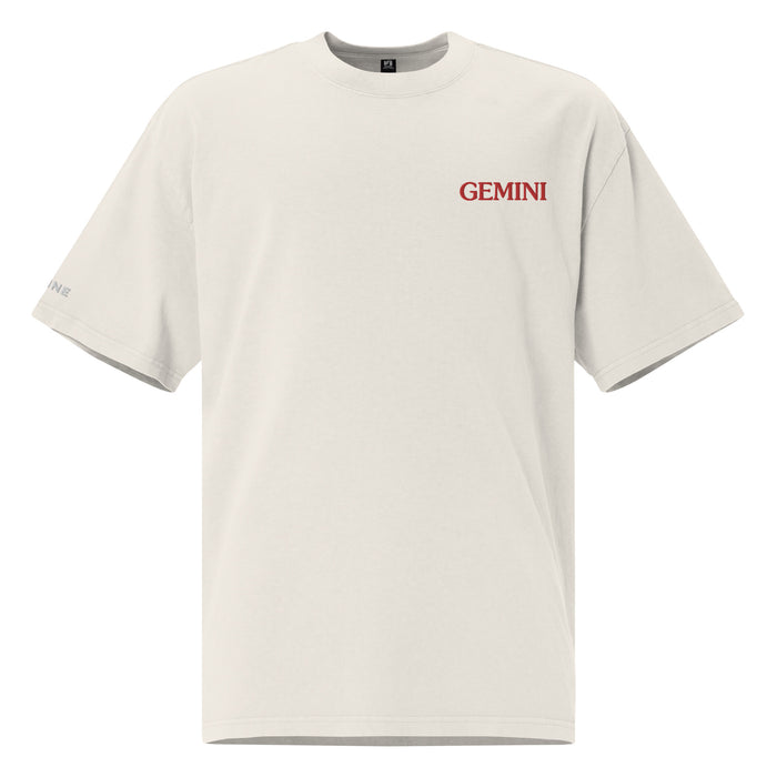Gemini Oversized Faded T-shirt