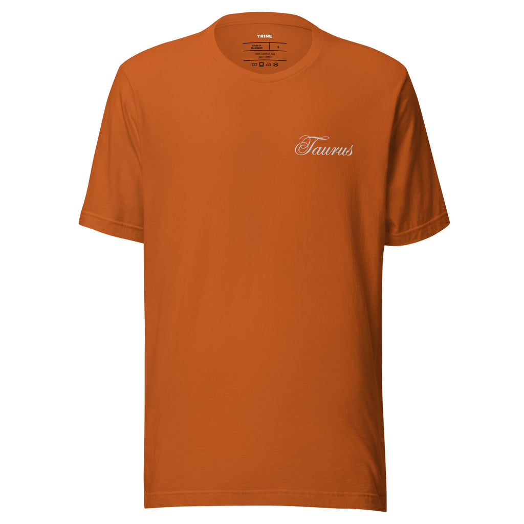 Taurus Embroidered Script T-shirt