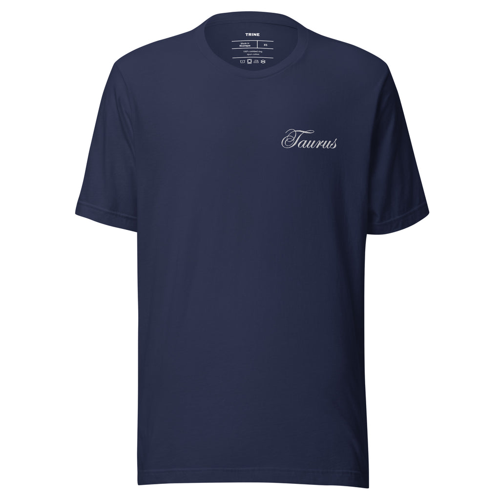 Taurus Embroidered Script T-shirt